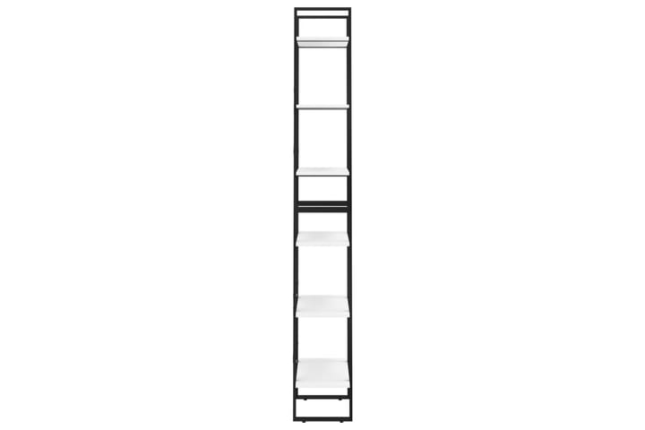 Varastohyllyt 2 kpl valkoinen 60x30x210 cm lastulevy - Valkoinen - Säilytyslaatikko - Laatikko