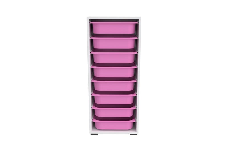 Versa Säilytyslaatikot 45,5 cm - Valkoinen/Vaaleanpunainen - Säilytys - Piensäilytys - Säilytyslaatikko