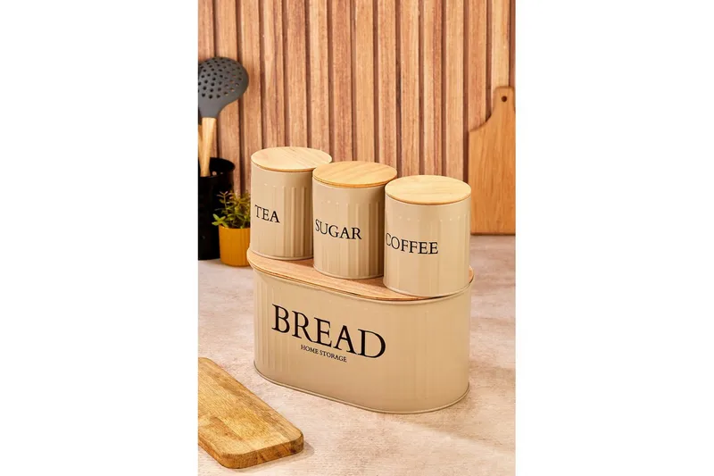 Säilytyslaatikko (4 kappaletta) Selinbridge Ruskea - Ruskea - Säilytys - Piensäilytys - Säilytyspurkki - Säilytysrasia