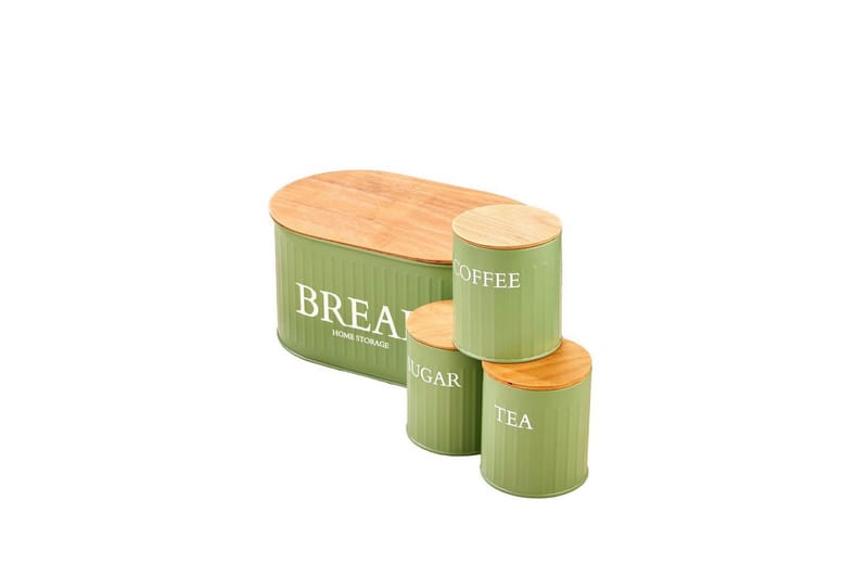 Säilytyslaatikko (4 kappaletta) Selinbridge Vihreä - Vihreä - Säilytys - Piensäilytys - Säilytyspurkki - Säilytysrasia