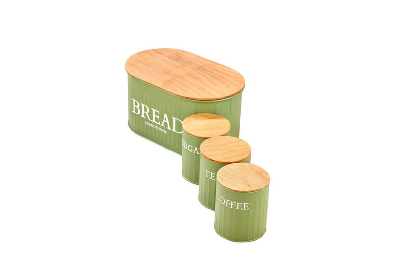 Säilytyslaatikko (4 kappaletta) Selinbridge Vihreä - Vihreä - Säilytys - Piensäilytys - Säilytyspurkki - Säilytysrasia