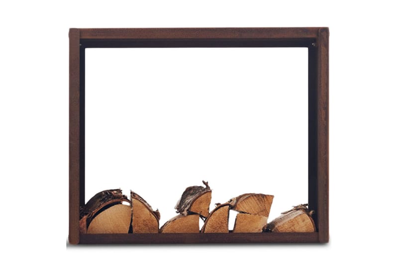 Polttopuuhylly 3mm 60x50 cm Ruskea - Lyfco - Säilytys - Piensäilytys - Säilytysteline - Halkoteline