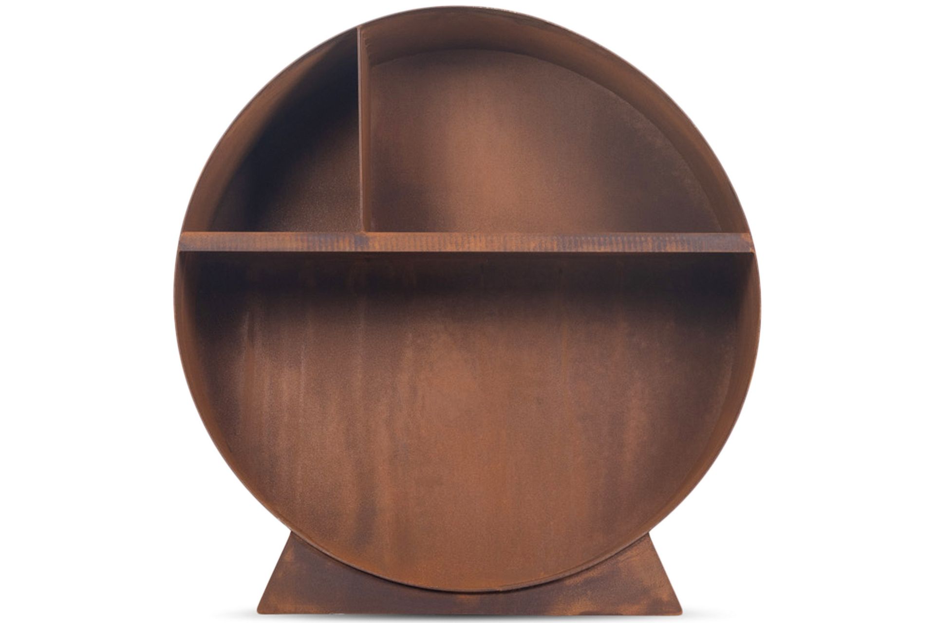 Polttopuuteline 3mm corten-teräs 75x78 cm Ruskea - Lyfco - Säilytys - Piensäilytys - Säilytysteline - Halkoteline