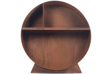 Polttopuuteline 3mm corten-teräs 75x78 cm Ruskea - Lyfco - Säilytys - Piensäilytys - Säilytysteline - Halkoteline