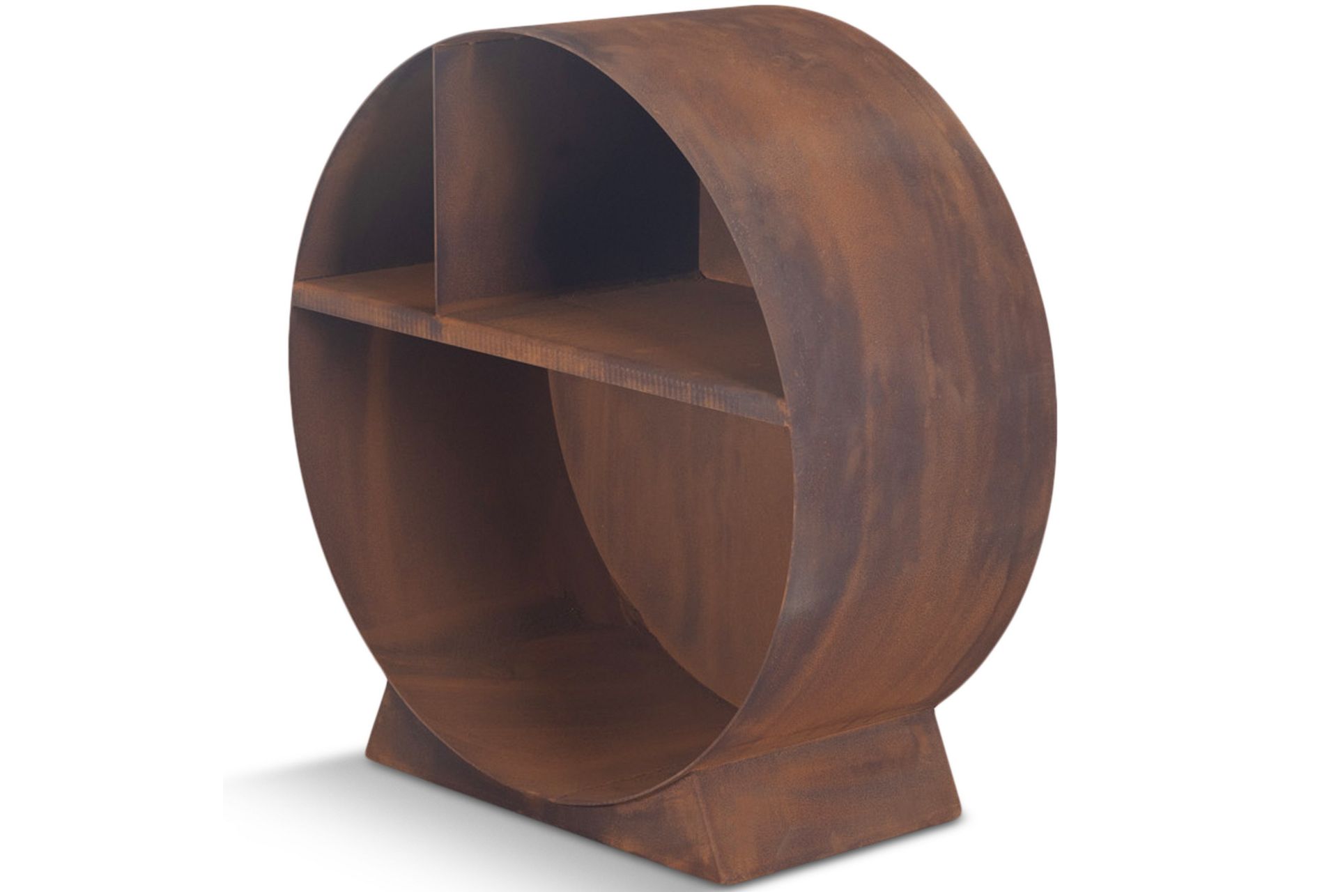 Polttopuuteline 3mm corten-teräs 75x78 cm Ruskea - Lyfco - Säilytys - Piensäilytys - Säilytysteline - Halkoteline