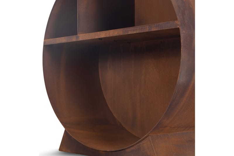 Polttopuuteline 3mm corten-teräs 75x78 cm Ruskea - Lyfco - Halkoteline