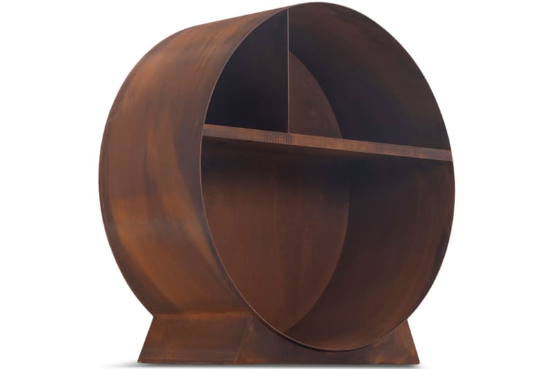 Polttopuuteline 3mm corten-teräs 75x78 cm Ruskea - Lyfco - Halkoteline