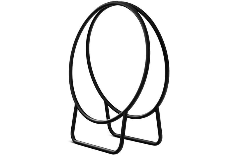 Polttopuuteline 90x76 cm Musta - Lyfco - Säilytys - Piensäilytys - Säilytysteline - Halkoteline