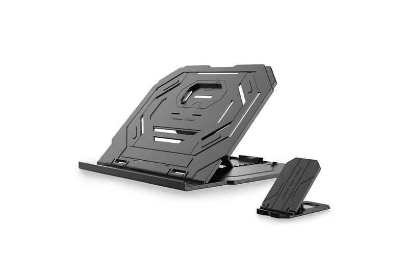 Kannettavan tietokoneen jalusta Desire2 2-in-1 360 Käännettävä Musta, Musta