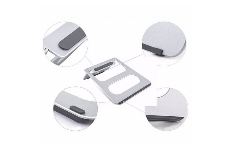 Kannettavan tietokoneen jalusta Desire2 Kannettava Hopea - Hopea - Säilytys - Piensäilytys - Säilytysteline - Kannettavan tietokoneen teline