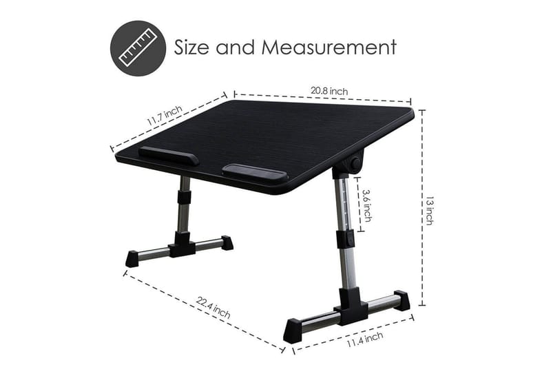 Kannettavan tietokoneen jalusta Desire2 Säädettävä - Musta - Säilytys - Piensäilytys - Säilytysteline - Kannettavan tietokoneen teline