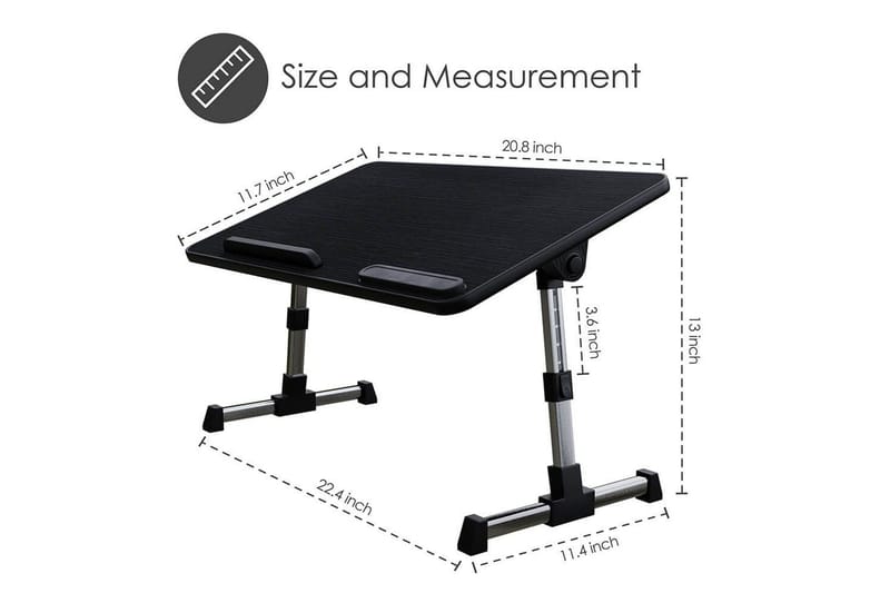 Kannettavan tietokoneen jalusta Desire2 Säädettävä - Musta - Säilytys - Piensäilytys - Säilytysteline - Kannettavan tietokoneen teline