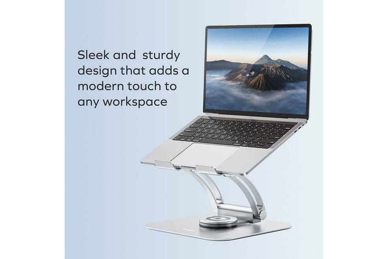 Kannettavan tietokoneen jalusta Desire2 Supreme Dual Pivot Plus Hopea - Hopea - Säilytys - Piensäilytys - Säilytysteline - Kannettavan tietokoneen teline