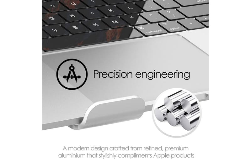 Kannettavan tietokoneen jalusta Desire2 Supreme Pro Alumiini Hopea - Hopea - Säilytys - Piensäilytys - Säilytysteline - Kannettavan tietokoneen teline