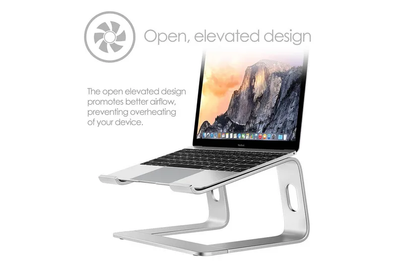 Kannettavan tietokoneen jalusta Desire2 Supreme Pro Alumiini Hopea - Hopea - Säilytys - Piensäilytys - Säilytysteline - Kannettavan tietokoneen teline