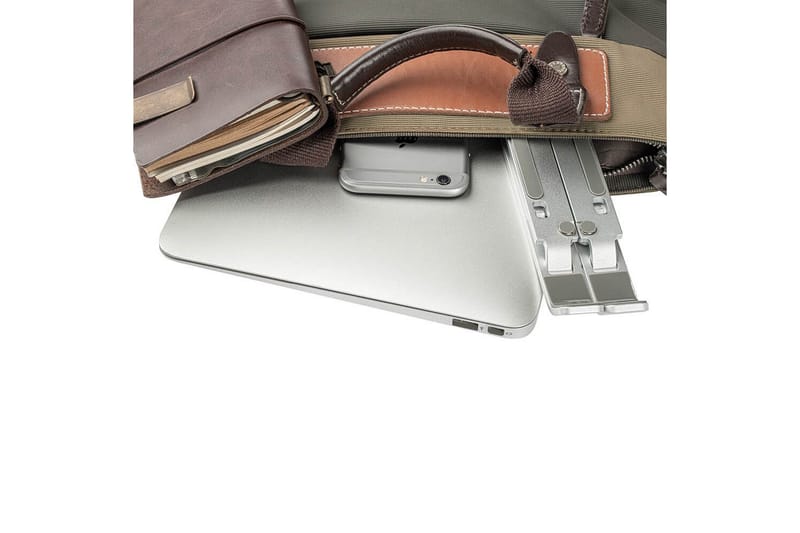 Kannettavan tietokoneen jalusta Desire2 Taitettava X-muotoinen alumiini hopea - Hopea - Säilytys - Piensäilytys - Säilytysteline - Kannettavan tietokoneen teline