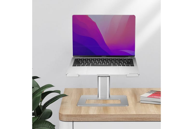 Kannettavan tietokoneen jalusta Desire2 Pystysuoraan Säädettävä - Hopea - Säilytys - Piensäilytys - Säilytysteline - Kannettavan tietokoneen teline