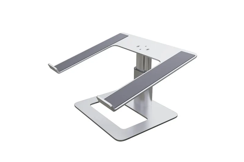 Kannettavan tietokoneen jalusta Desire2 Pystysuoraan Säädettävä, Hopea