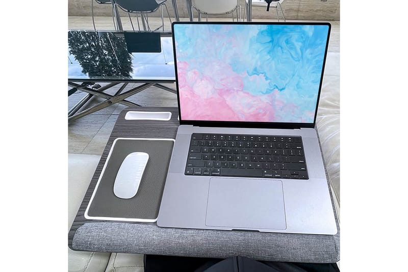 Kannettavan tietokoneen jalusta polville Desire2 Harmaa - Harmaa - Säilytys - Piensäilytys - Säilytysteline - Kannettavan tietokoneen teline