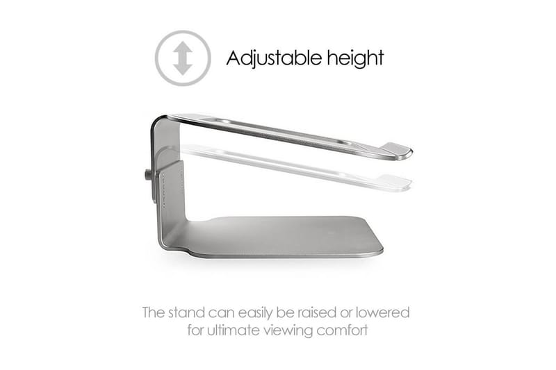 Kannettavan tietokoneen jalusta Desire2 Riser Elevator Säädettävä Universaali Hopea - Hopea - Säilytys - Piensäilytys - Säilytysteline - Kannettavan tietokoneen teline