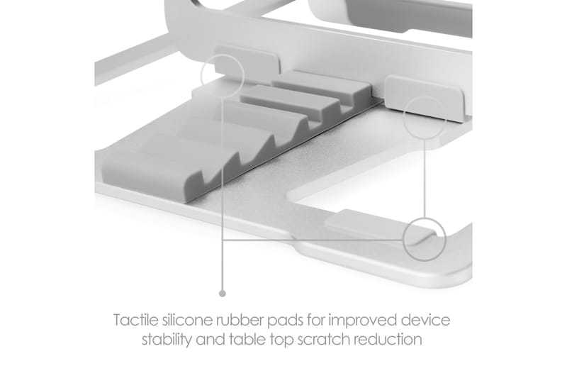 Kannettavan tietokoneen jalusta Desire2 Supreme Lite Kannettava Hopea - Hopea - Säilytys - Piensäilytys - Säilytysteline - Kannettavan tietokoneen teline