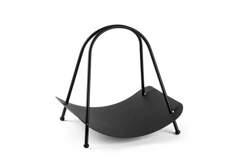 Koristeellinen metallinen asuste Mirven Musta, Musta