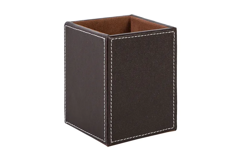 Kynäteline Walter9x9xK11.5 cm tummanruskea, undefined