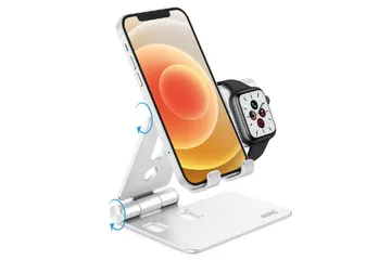 Latausasema Desire2 Apple Watch Silverille - Hopea - Säilytys - Piensäilytys - Säilytysteline - Kännykkäteline