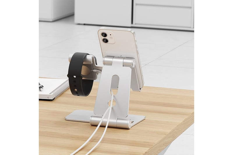 Latausasema Desire2 Apple Watch Silverille - Hopea - Säilytys - Piensäilytys - Säilytysteline - Kännykkäteline