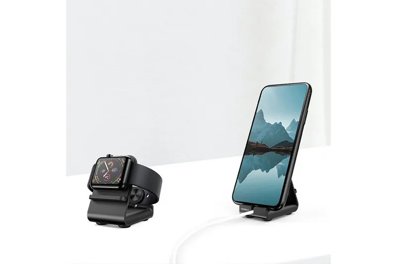 Latausasema Desire2 Restore Apple Watchille Musta - Musta - Säilytys - Piensäilytys - Säilytysteline - Kännykkäteline