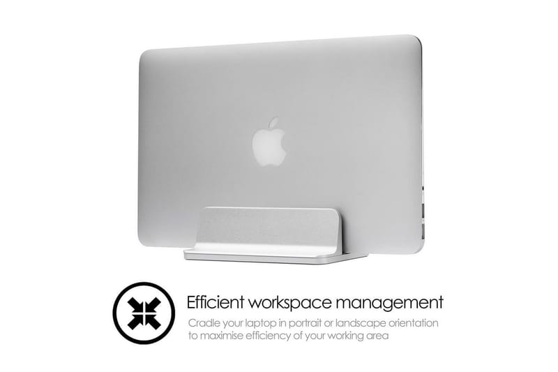 Pöytäteline Desire2 Macille/ultrabookeille - Hopea - Säilytys - Piensäilytys - Säilytysteline - Kannettavan tietokoneen teline
