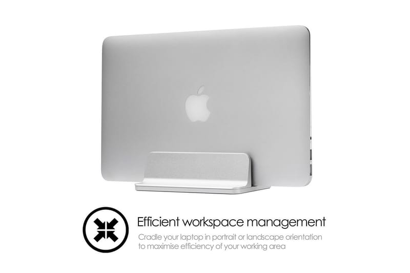 Pöytäteline Desire2 Macille/ultrabookeille - Hopea - Säilytys - Piensäilytys - Säilytysteline - Kannettavan tietokoneen teline