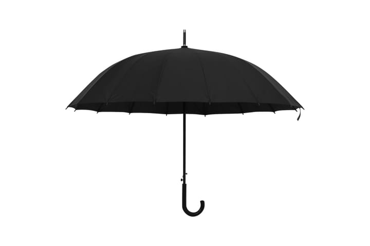 Sateenvarjo automaattinen musta 120 cm - Sateenvarjoteline