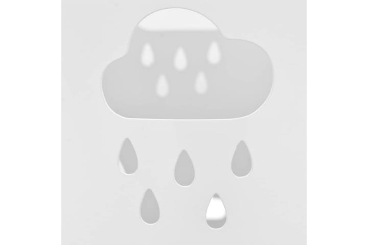 Sateenvarjoteline sateenvarjot teräs valkoinen - Valkoinen - Sateenvarjoteline