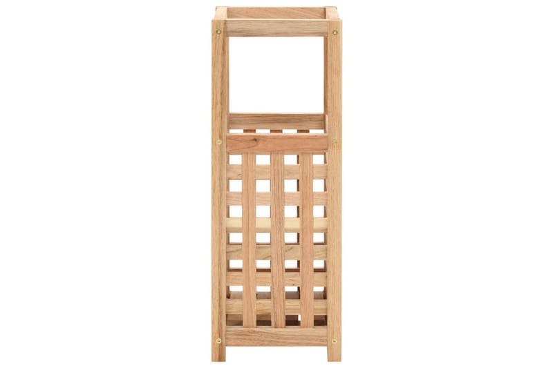 Sateenvarjoteline täysi pähkinäpuu 18x18x50 cm - Beige - Säilytys - Piensäilytys - Säilytysteline - Sateenvarjoteline