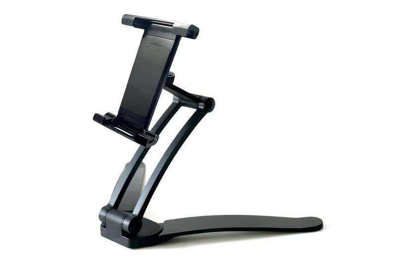 Tablettiteline Desire2 2-in-1 XL seinä- ja kannettava, Musta