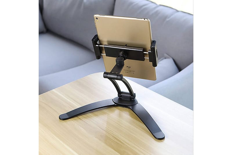 Tablettiteline Desire2 2-in-1 XL seinä- ja kannettava - Musta - Säilytys - Piensäilytys - Säilytysteline - Kannettavan tietokoneen teline