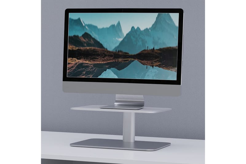 Tietokoneteline Desire2 Pystysuoraan Säädettävä - Hopea - Säilytys - Piensäilytys - Säilytysteline - Kannettavan tietokoneen teline