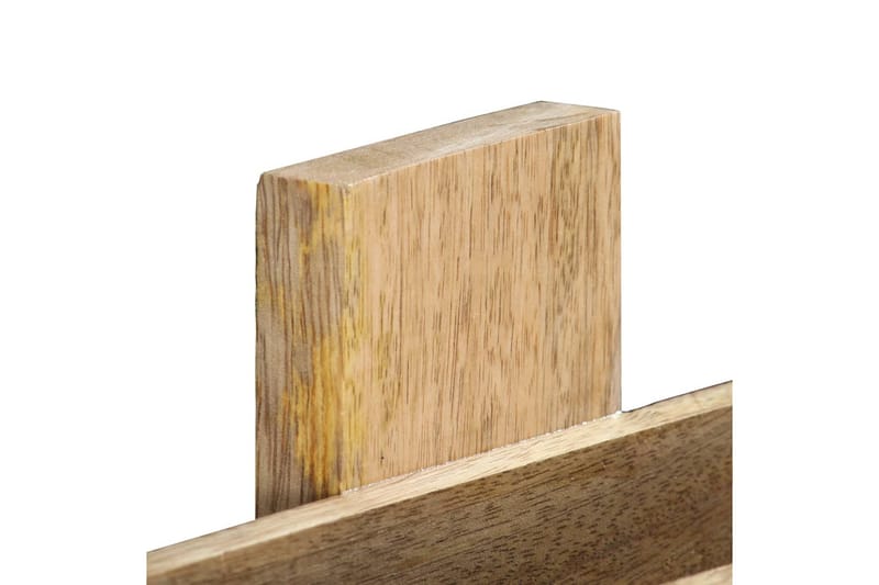 Seinälehtiteline 30x11x72 cm täysi mangopuu - Ruskea - Säilytys - Piensäilytys - Säilytysteline - Lehtiteline