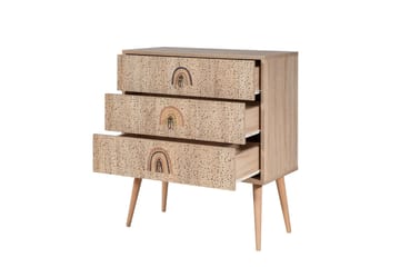 Bertoaria lipasto 80x89 cm ruskea - Hanah Home - Säilytys - Eteisen säilytys