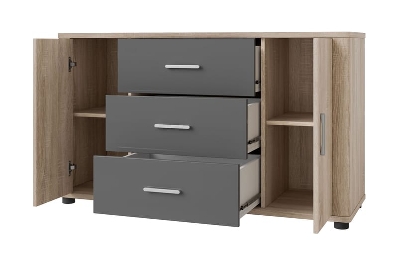 Afarin Lipasto 127 cm - Ruskea - Säilytys - Säilytyskalusteet - Lipasto