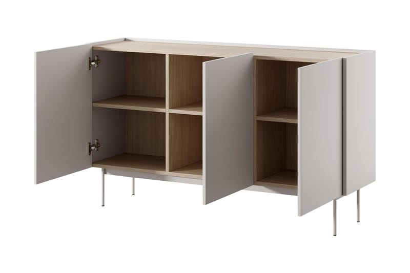 Akansh Lipasto 144 cm - Beige - Säilytys - Säilytyskalusteet - Lipasto
