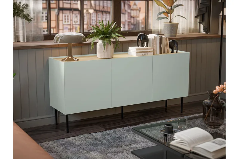 Akie Lipasto 150 cm - Vihreä - Säilytys - Säilytyskalusteet - Lipasto