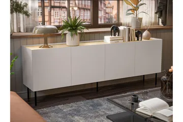 Akie Lipasto 200 cm - Beige - Säilytys - Säilytyskalusteet - Lipasto