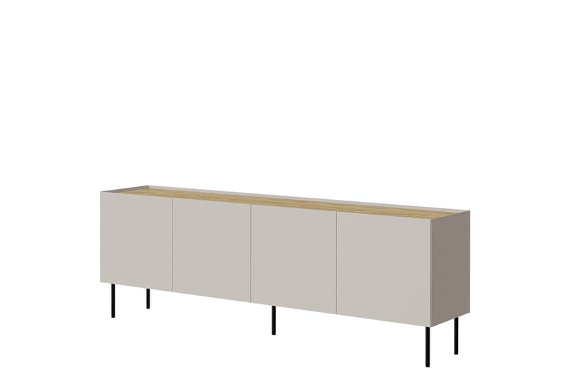 Akie Lipasto 200 cm - Beige - Säilytys - Säilytyskalusteet - Lipasto