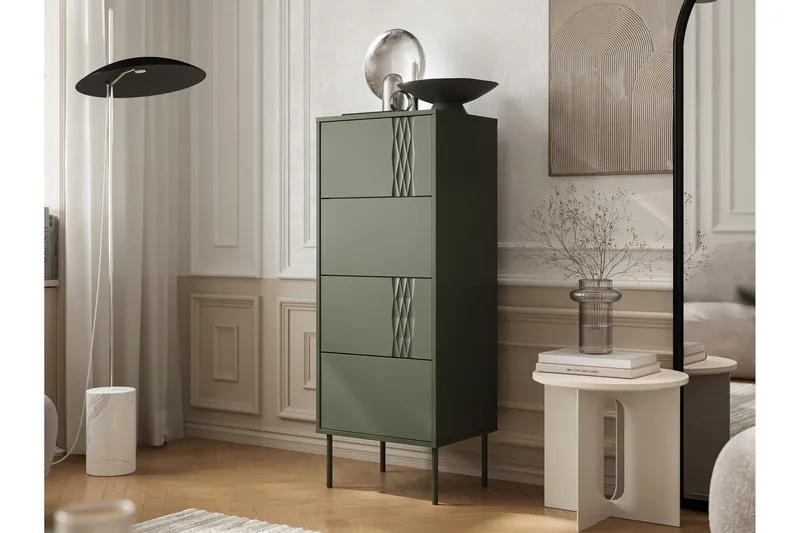 Akiko Lipasto 50 cm - Vihreä - Säilytys - Säilytyskalusteet - Lipasto