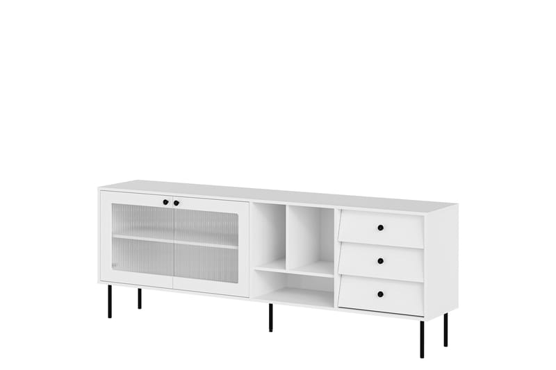 Akilesh Lipasto 200 cm - Valkoinen - Säilytys - Säilytyskalusteet - Lipasto