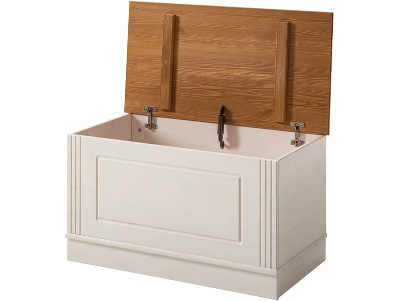 Anita säilytysarkku 80 cm - Valkoinen/Hunaja - Säilytys - Säilytyskalusteet - Säilytysarkku