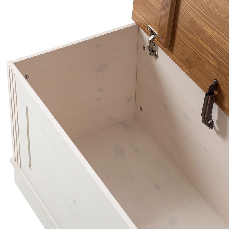 Anita säilytysarkku 80 cm - Valkoinen/Hunaja - Säilytys - Säilytyskalusteet - Säilytysarkku