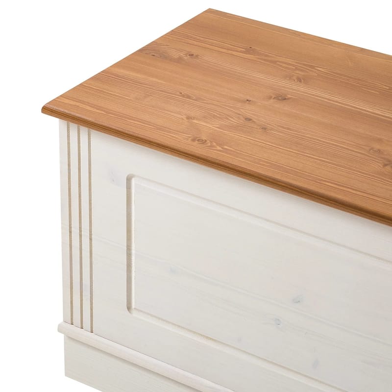 Anita säilytysarkku 80 cm - Valkoinen/Hunaja - Säilytys - Säilytyskalusteet - Säilytysarkku